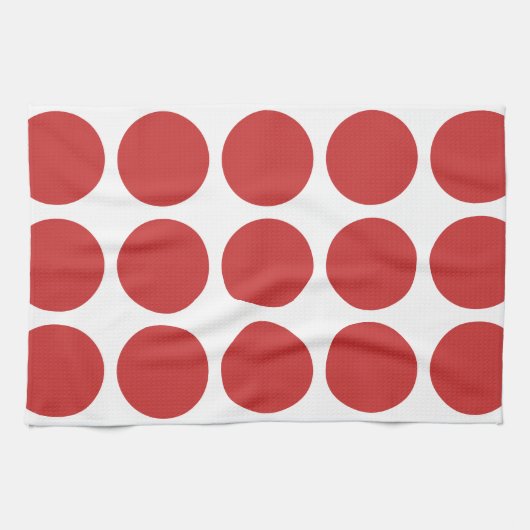 Big Polka Dots Handtuch (Horizontal)