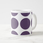 Big Polka Dots Jumbo Tasse (Vorderseite Rechts)