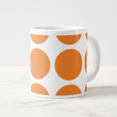 Big Polka Dots Jumbo Tasse (Vorderseite Rechts)
