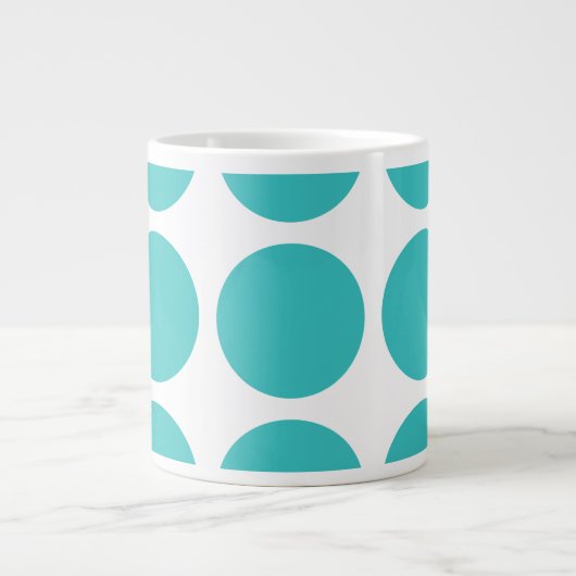 Big Polka Dots Jumbo Tasse (Vorderseite)
