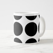 Big Polka Dots Jumbo Tasse (Vorderseite Rechts)
