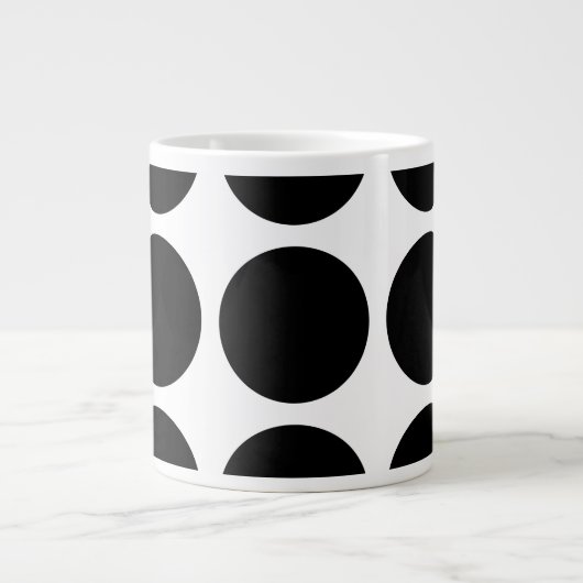 Big Polka Dots Jumbo Tasse (Vorderseite)