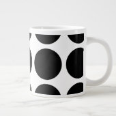 Big Polka Dots Jumbo Tasse (Rechts)