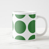 Big Polka Dots Jumbo Tasse (Rechts)