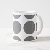 Big Polka Dots Jumbo Tasse (Vorderseite Rechts)