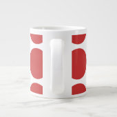 Big Polka Dots Jumbo Tasse (Rückseite)