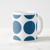 Big Polka Dots Jumbo Tasse (Vorderseite Rechts)