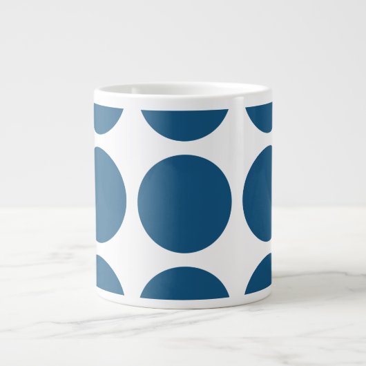Big Polka Dots Jumbo Tasse (Vorderseite)