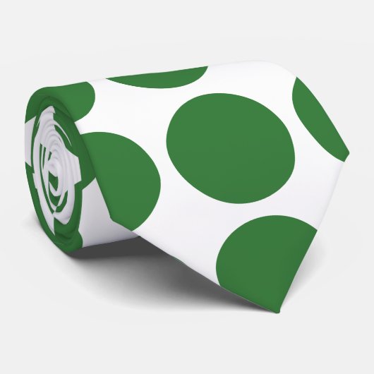 Big Polka Dots Krawatte (Gerollt)