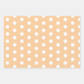 Big Polka Dots Lavender, Blau-Orange-Muster Geschenkpapier Set (Vorderseite 3)