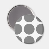 Big Polka Dots Magnet (Vorderseite/Rückseite)