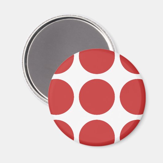 Big Polka Dots Magnet (Vorderseite/Rückseite)