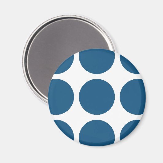 Big Polka Dots Magnet (Vorderseite/Rückseite)