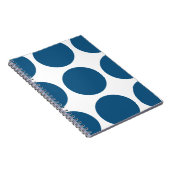 Big Polka Dots Notebook Notizblock (Rechte Seite)