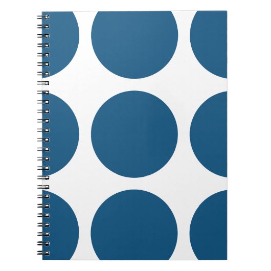 Big Polka Dots Notebook Notizblock (Vorderseite)