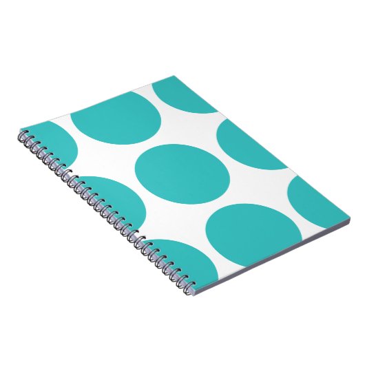 Big Polka Dots Notebook Notizblock (Rechte Seite)