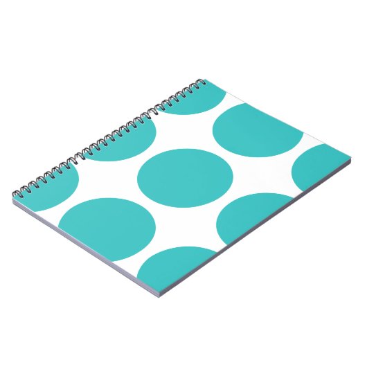 Big Polka Dots Notebook Notizblock (Linke Seite)