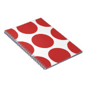 Big Polka Dots Notebook Notizblock (Rechte Seite)