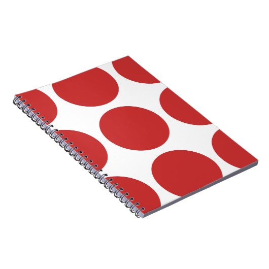 Big Polka Dots Notebook Notizblock (Rechte Seite)