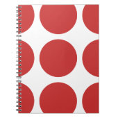 Big Polka Dots Notebook Notizblock (Vorderseite)