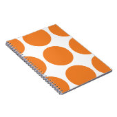 Big Polka Dots Notebook Notizblock (Rechte Seite)