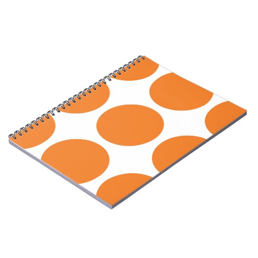 Big Polka Dots Notebook Notizblock (Linke Seite)