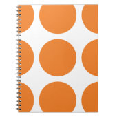 Big Polka Dots Notebook Notizblock (Vorderseite)