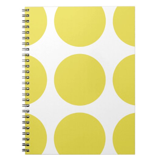 Big Polka Dots Notebook Notizblock (Vorderseite)