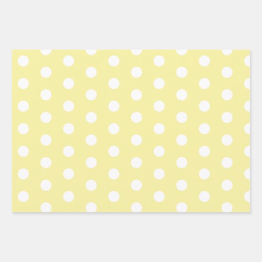 Big Polka Dots Pink, Grün und Gelb Muster Geschenkpapier Set (Vorderseite 2)