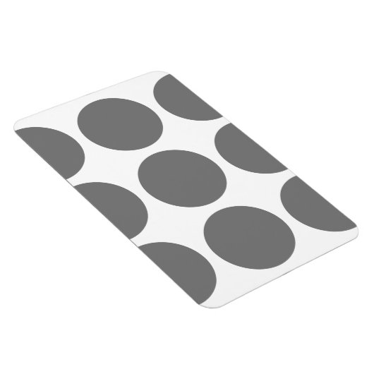 Big Polka Dots Premium Magnet (Rechte Seite)