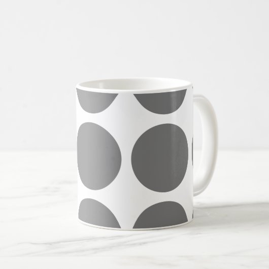 Big Polka Dots Tasse (VorderseiteRechts)