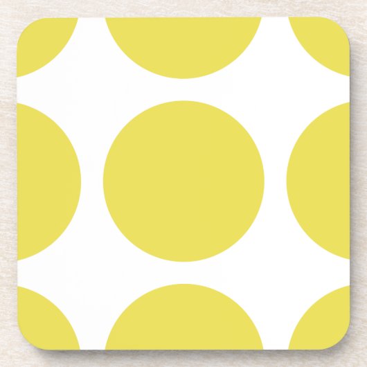 Big Polka Dots Untersetzer (Vorderseite)
