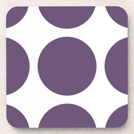 Big Polka Dots Untersetzer (Vorderseite)