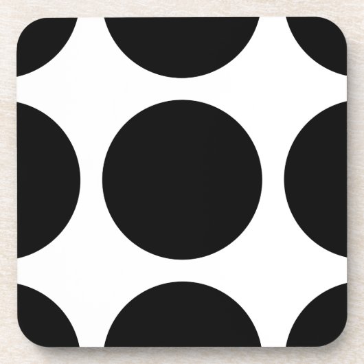 Big Polka Dots Untersetzer (Vorderseite)