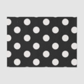 Big Polka Dots Vanilla Chic Musterteppichpapier Seidenpapier (Vorderseite)