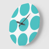 Big Polka Dots Wall Clock Große Wanduhr (Winkel)