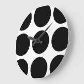 Big Polka Dots Wall Clock Große Wanduhr (Winkel)