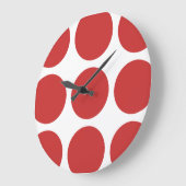 Big Polka Dots Wall Clock Große Wanduhr (Winkel)