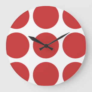 Big Polka Dots Wall Clock Große Wanduhr