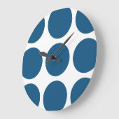 Big Polka Dots Wall Clock Große Wanduhr (Winkel)