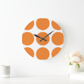 Big Polka Dots Wall Clock Große Wanduhr (Zuhause)