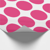 Big Polka Dots Wrapping Paper Geschenkpapier (Ecke)