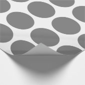 Big Polka Dots Wrapping Paper Geschenkpapier (Ecke)