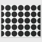 Big Polka Dots Wrapping Paper Geschenkpapier (Flach)