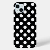 Big Polka ist ein Schwarz-Weiß-Trend Case-Mate iPhone Hülle (Rückseite)