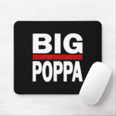 Big Poppa Hip Hop Vater Vathers Day Mousepad (Mit Mouse)