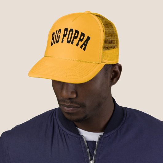Big Poppa Hip Hop Vater Vathers Day Truckerkappe (Beispiel)