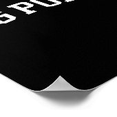 Big Poppa Poster (Ecke)