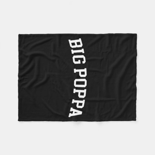 Big Ppa  Fleecedecke (Vorderseite (Horizontal))