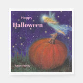 Big Pumpkin Fairy Custom Halloween Serviette (Vorderseite)